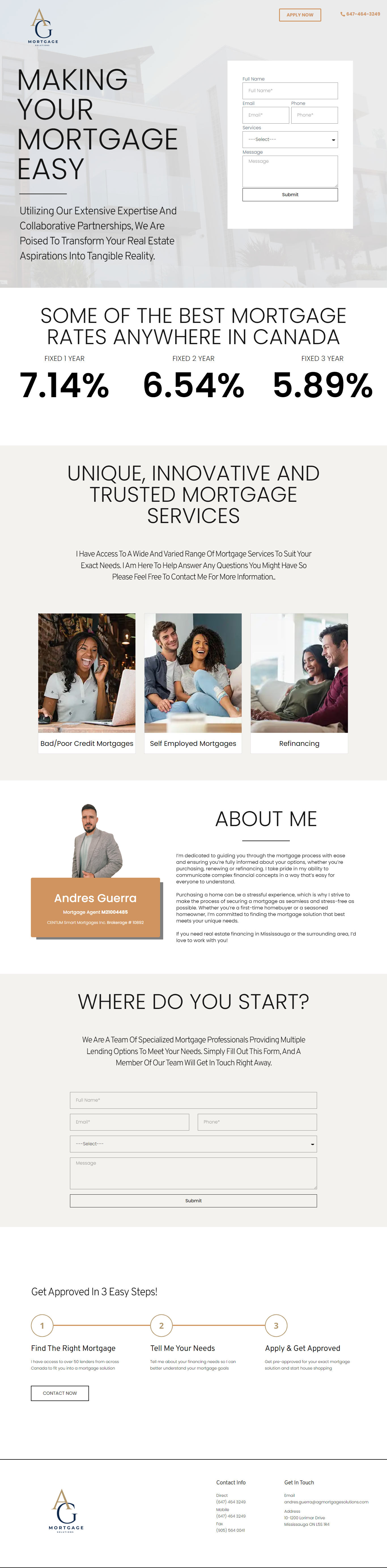 AG Mortgage Solutions hero